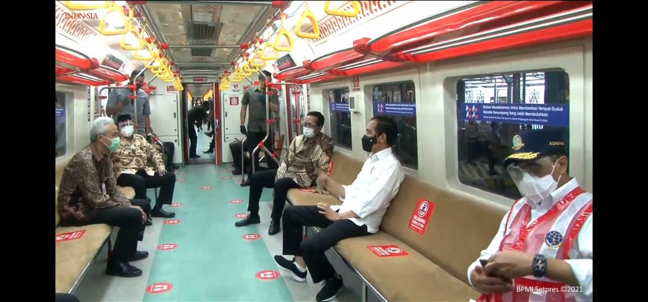 Resmikan KRL Yogyakarta-Solo, Jokowi: Lebih Cepat 10 Menit (FOTO: MNC Media)