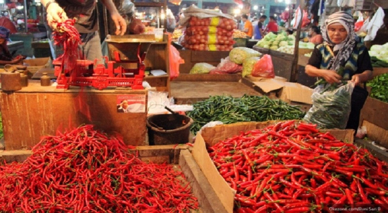 Harga Cabai Meroket Serentak di Berbagai Daerah (FOTO: MNC Media)