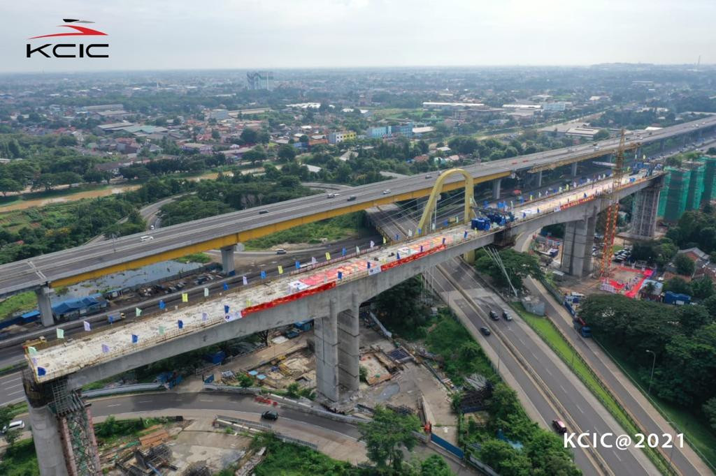 Proyek Paling Sulit di Kereta Cepat Jakarta-Bandung Selesai Dibangun (FOTO: Humas KCJB)
