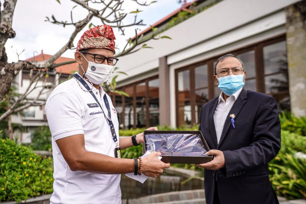 Sandiaga Uno Bakal Buka Penerbangan Langsung India-Bali (FOTO: MNC Media)