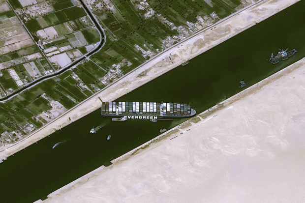 Kapal Kontainer Blokir Terusan Suez, Bursa Australia Naik Tipis. (Foto: MNC Media)