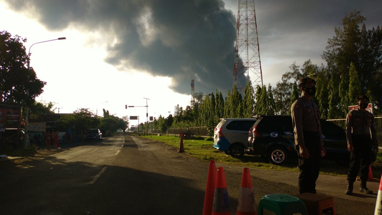 Ahok Sebut Pertamina Masih Hitung Kerugian Kebakaran Kilang Balongan. (Foto: MNC Media)