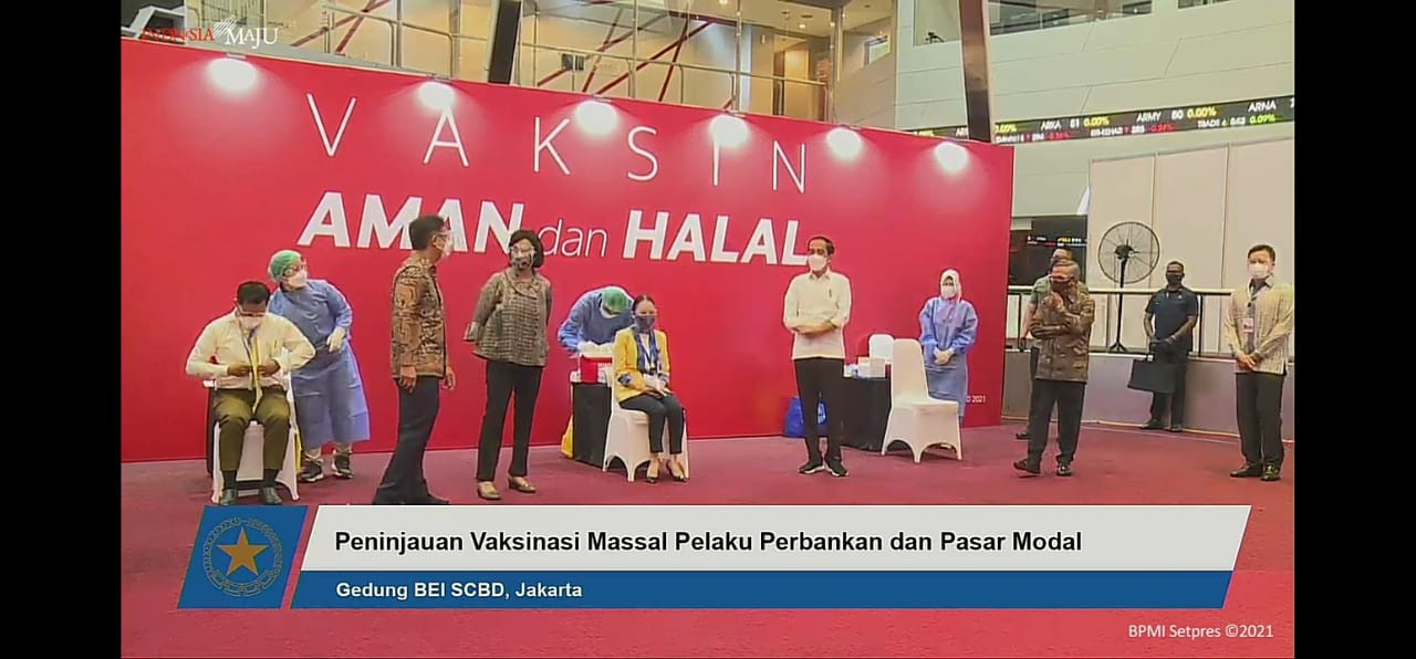 Ada Vaksin Massal, Jokowi Ingin Pasar Modal Kembali Normal (FOTO: MNC Media)