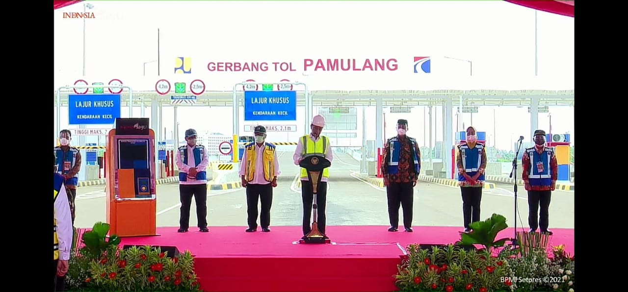 Jokowi resmikan dua ruas tolJaringan JORR II Pagi Ini
