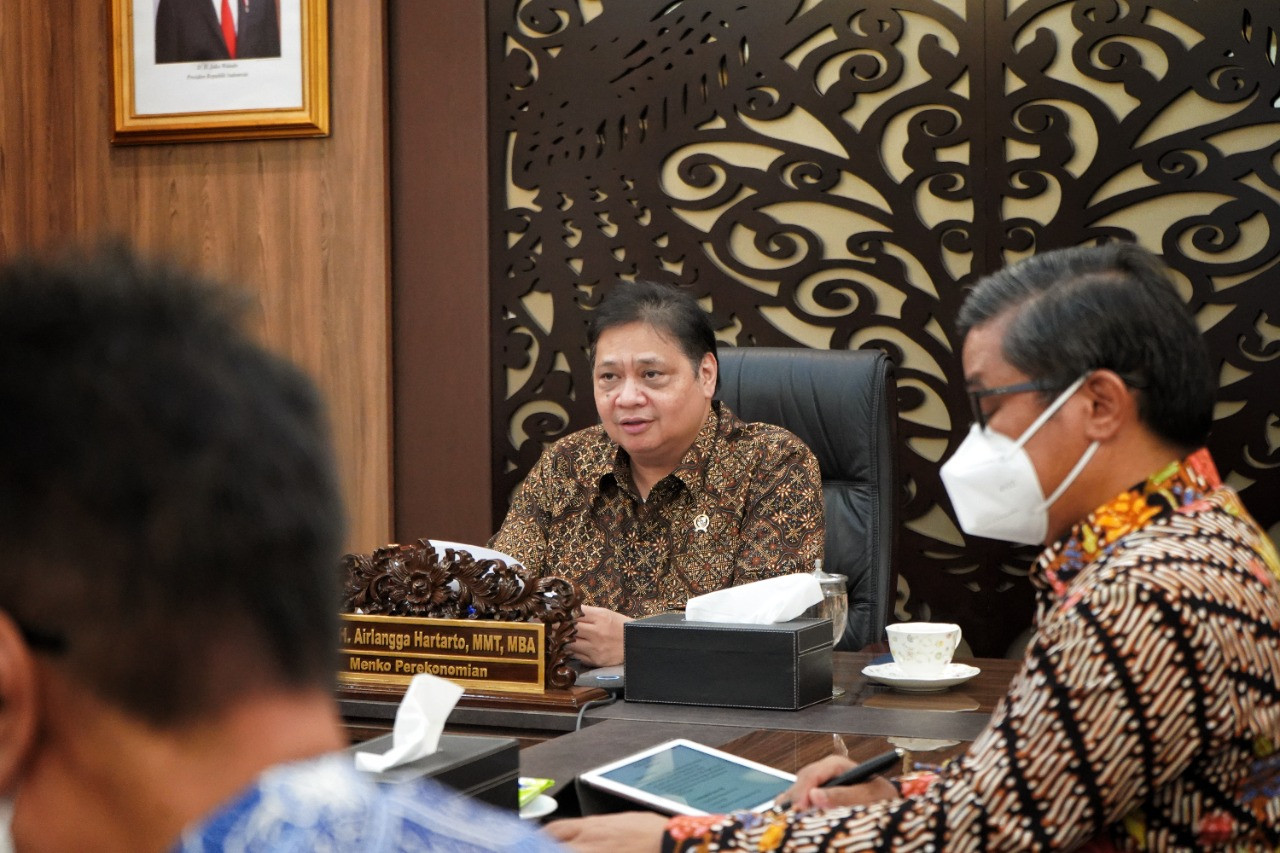 Bicara dengan Menteri Inggris, Airlangga: Indonesia di Garis Terdepan Terapkan Paris Agreement (FOTO:MNC Media)