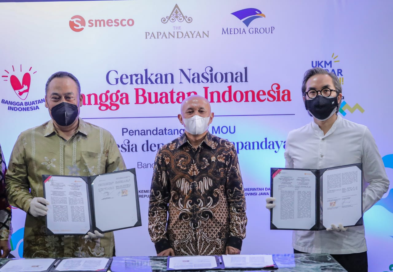 Smesco Gandeng Papandayan Hotel, Teten: Produk UMKM Naik Kelas (FOTO: MNC Media)