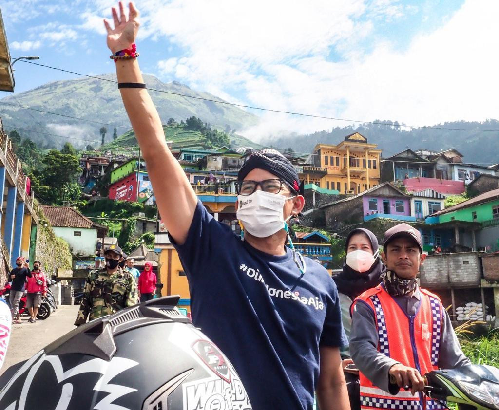 Ada Orang Abai Prokes, Sandiaga Uno Minta Diviralkan di Medsos (FOTO: MNC Media)