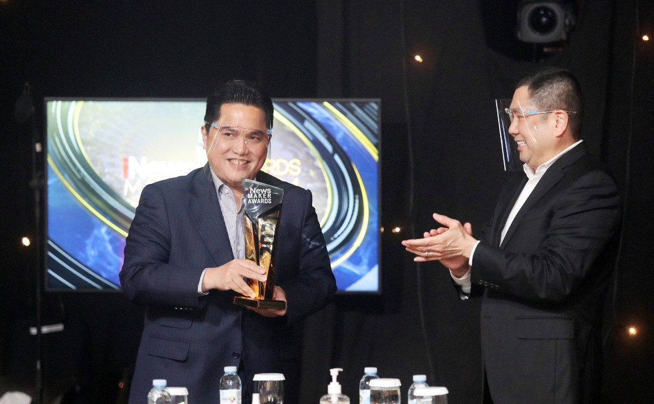 Menteri BUMN Erick Thohir, Kementerian, Lembaga dan Perusahaan Terima Penghargaan 