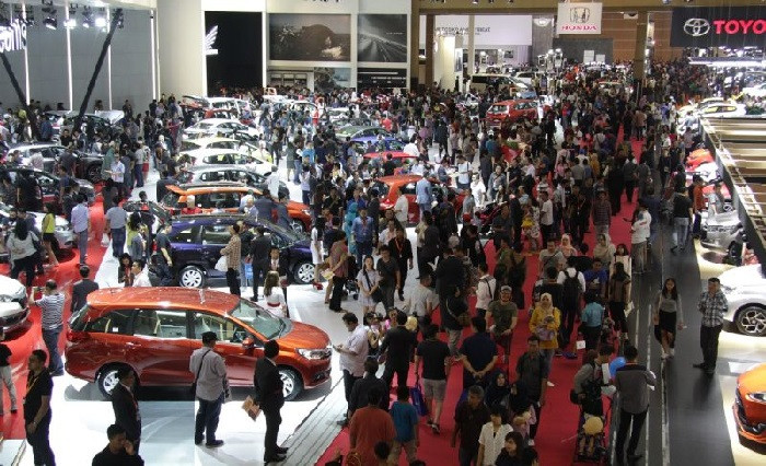 IIMS Hybrid 2021 Jadi Contoh Pameran yang Implementasikan CHSE. (Foto: MNC Media)
