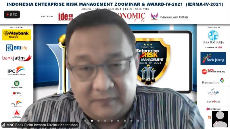 MNC Bank raih pengahargaan 3rd  Best Indonesia Enterprise Risk . (Foto: MNC Media)