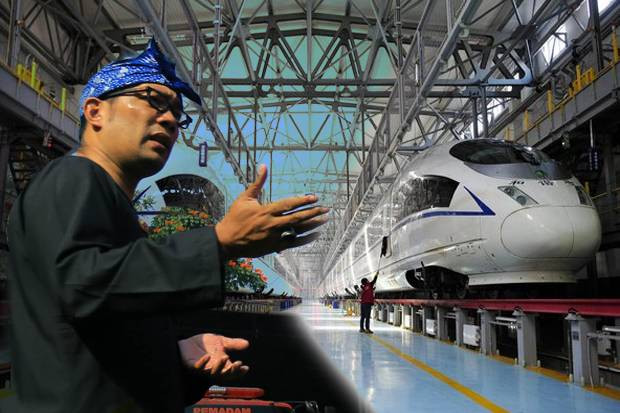 Ridwan Kamil Minta Lima Flyover untuk Atasi Macet Seiring Progres Kereta Cepat. (Foto: MNC Media)