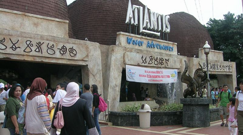 Setahun Tutup, Air Kolam Atlantis Ancol Berwarna Coklat (FOTO: MNC Media)