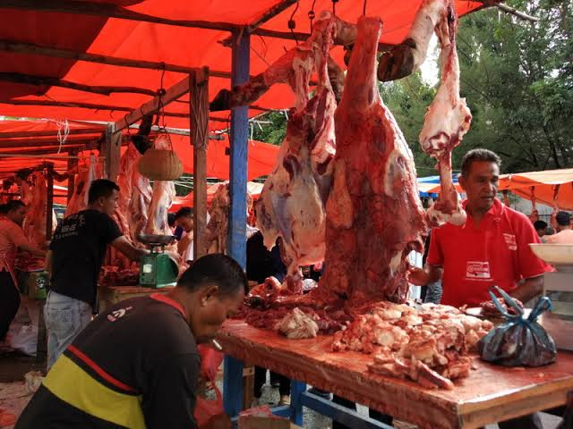 Virus PMK Merebak, Omzet Pedagang Daging Sapi Rontok (FOTO: MNC Media)