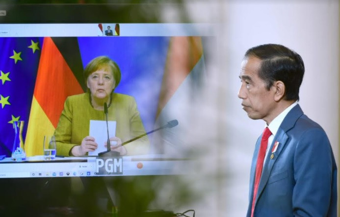 Dibuka Â Jokowi dan Merkel, Ini Tujuh Fakta Hannover Messe 2021 (FOTO: MNC Media)