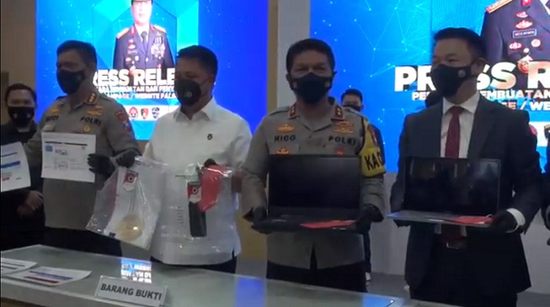 Kerugian Rp840 Miliar, Dua Hacker RI Palsukan Situs Bantuan Covid di AS (FOTO: MNC Media)