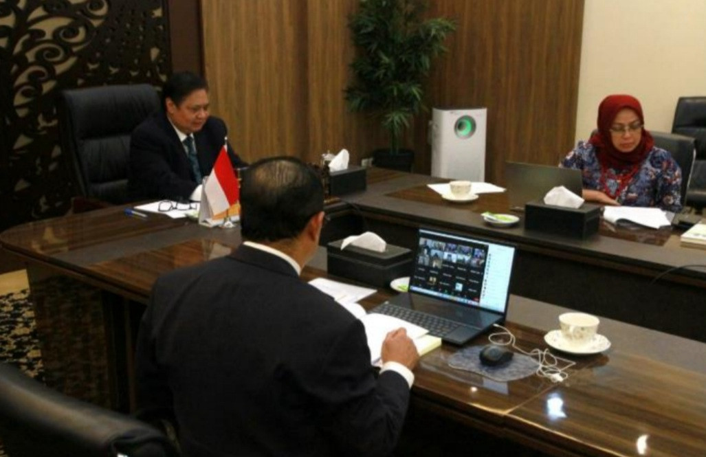 Airlangga: Peran RI dalam Perlindungan Lingkungan dan Pembangunan Berkelanjutan Sangat Nyata (FOTO:MNC Media)