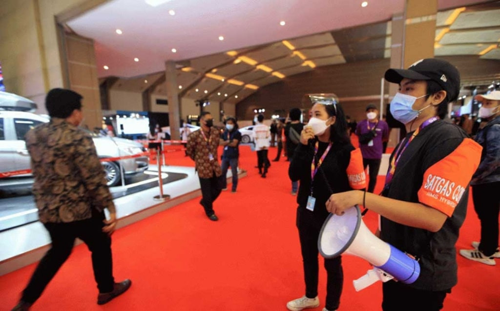 Digelar Hybrid, Pengunjung Padati IIMS 2021 di Hari Ketiga. (Foto: MNC Media)