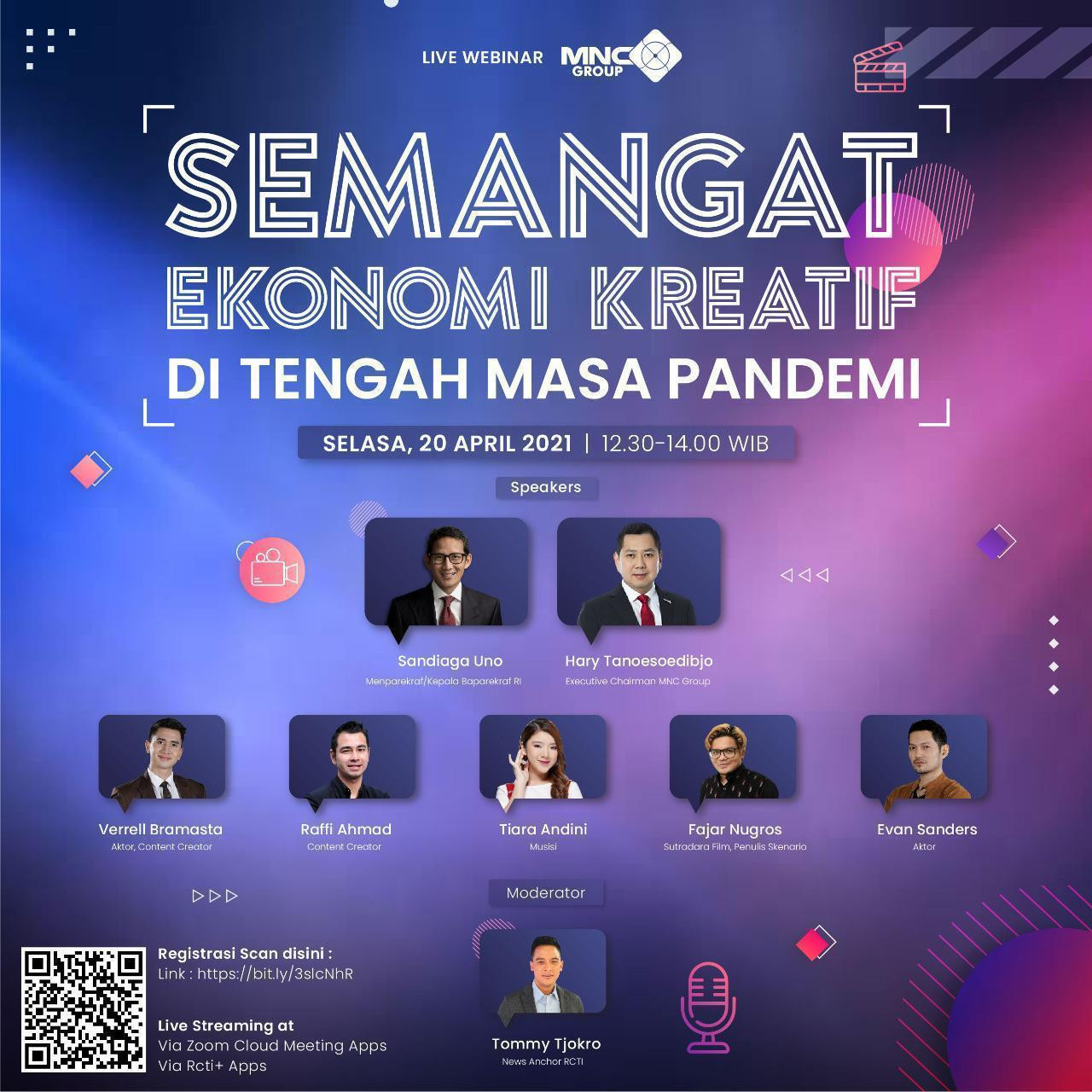 MNC Group Gelar Webinar 'Semangat Ekonomi Kreatif' di Tengah Masa Pandemi (FOTO:MNC Media)
