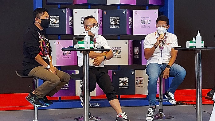 Sandiaga Uno: Otomotif dan Pariwisata Harus Bersinergi untuk Ekonomi. (Foto : MNC Media)