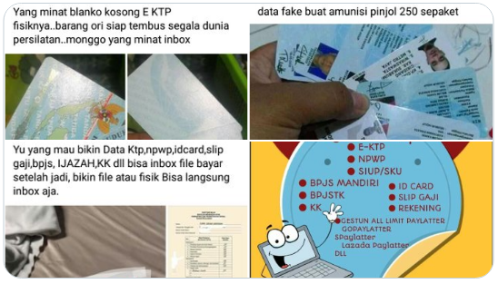 Heboh Penjual Tawarkan Data e-KTP untuk Pinjaman Online. (Foto: MNC Media)