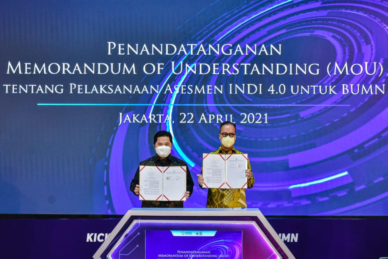 Erick Thohir Gandeng Kemenperin Terapkan Teknologi Industri 4.0 di BUMN (FOTO: MNC Media)