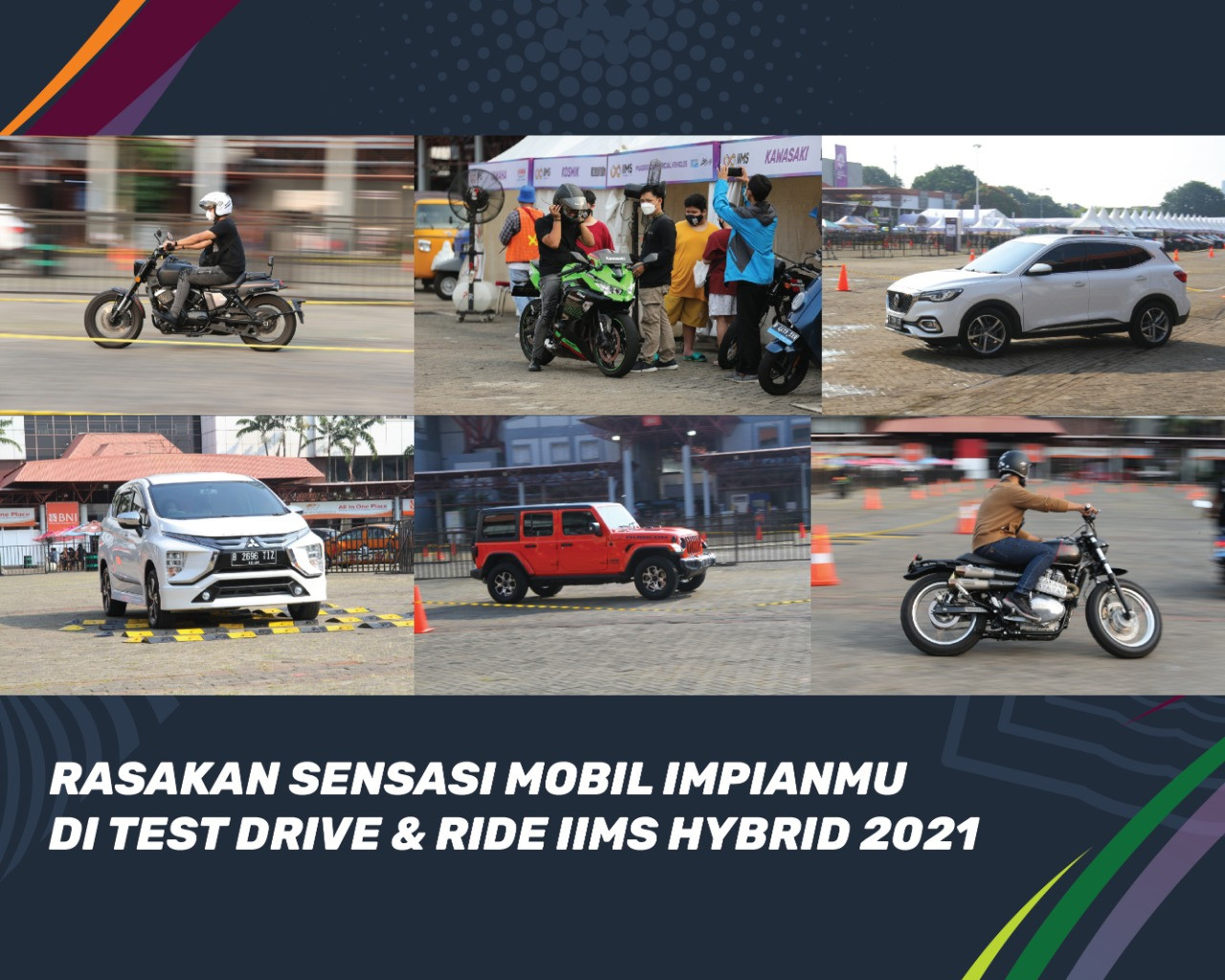 Bawa STNK Dapat 2 Tiket  IIMS Hybrid 2021 (FOTO: MNC Media)