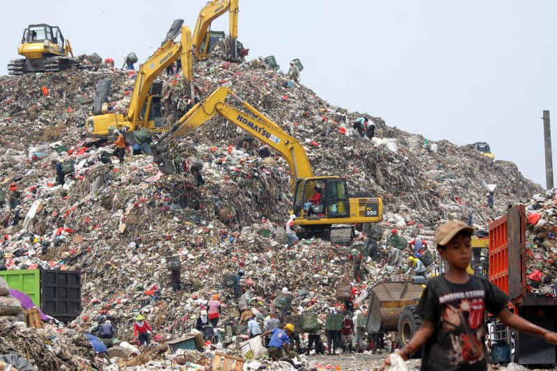 110 Petugas Kebersihan Bantar Gebang Positif Covid-19 Akibat Limbah Masker (Dok.MNC Media)