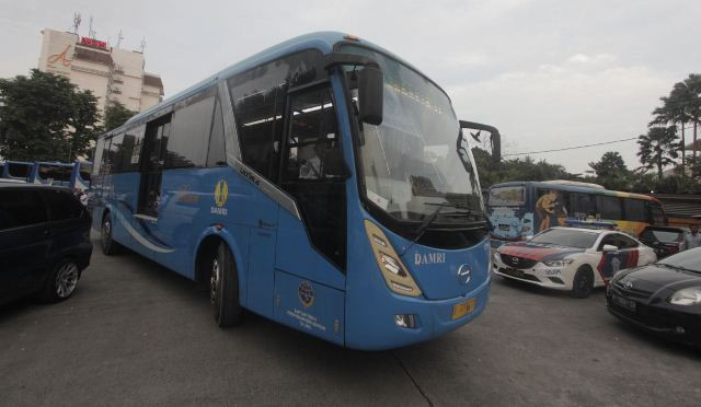 Transportasi darat di daerah dengan kategori PPKM level 3 dan 4 diterapkan pembatasan jumlah penumpang 70%  dan 100% untuk PPKM level 1 dan 2. (Foto: MNC Media)