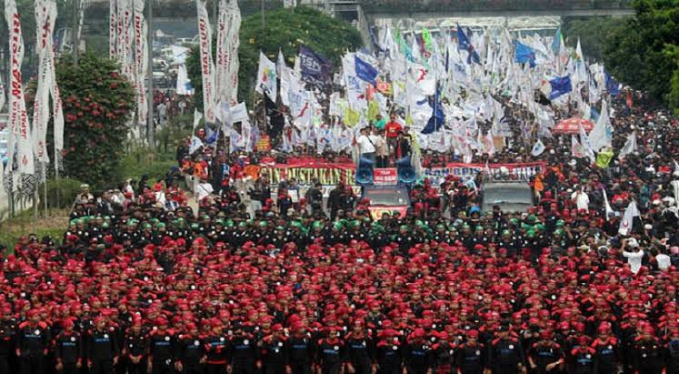 Pandemi Covid-19 Belum Usai, Buruh Tak Gelar Aksi Besar-besaran Peringati May Day (FOTO:MNC Media)
