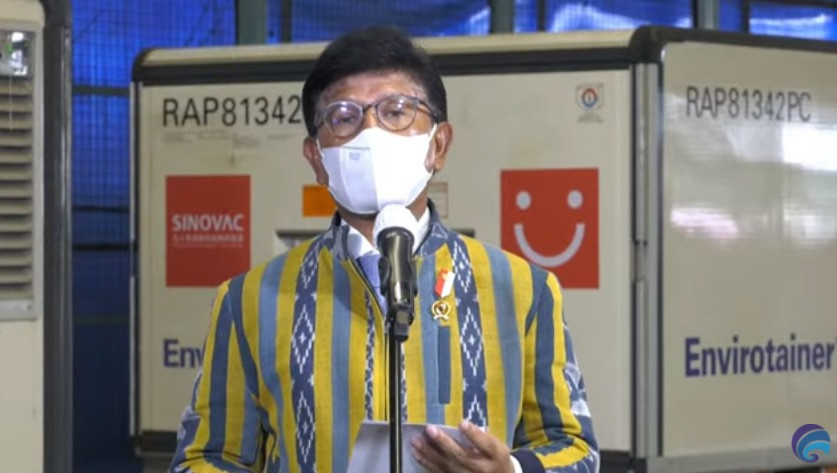 Hari Ini RI Kedatangan 6 Juta Bulk Vaksin dari China (FOTO: MNC Media)
