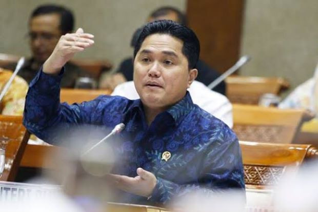 Soroti Rangkap Jabatan Komisaris dan Direksi, Erick Thohir: Sudah dari 1998(Dok.MNC Media)