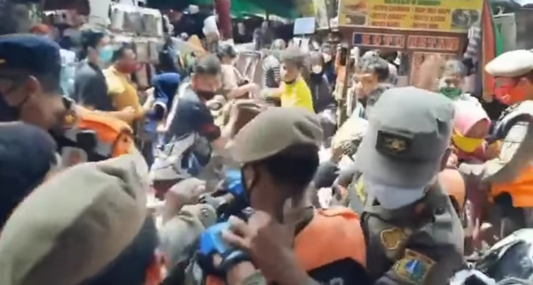 Banyak Pedagang Kecil Jadi Korban PPKM Darurat, Dinsos Diminta Turun Tangan (Dok.MNC Media)