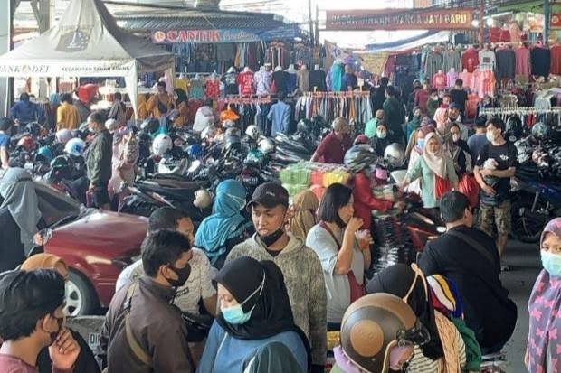 Kerumunan Pasar Tanah Abang, DPR Khawatir Potensi Penularan Covid-19  (FOTO:MNC Media)
