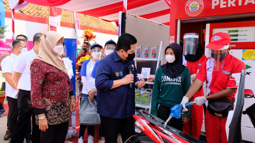 Bisnis Pertashop untuk Warga, Bisa Untung Rp25 Juta per Bulan. (Foto: MNC Media)