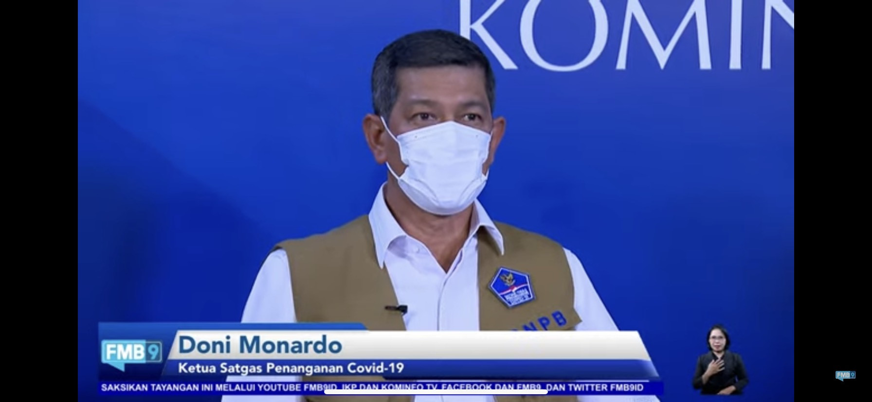 Doni Munardo: Larangan Mudik Pilihan yang Sangat Strategis (FOTO: MNC Media)