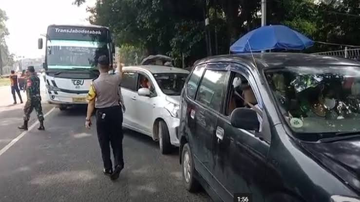 Larangan Mudik di Puncak Bogor, Polda Jabar: Nekat Akan Diminta Putar Balik! (FOTO:MNC Media)
