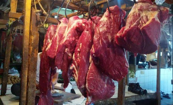 Daging Sapi Tembus Rp150 Ribu per Kilo, Pedagang Keluhkan Sepi Pembeli (FOTO: MNC Media)