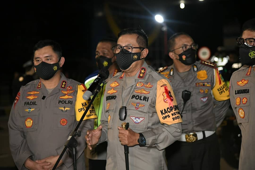 Motor Paling Banyak Diputarbalikkan di 42 Pos Larangan Mudik Jabodetabek. (Foto : MNC Media)
