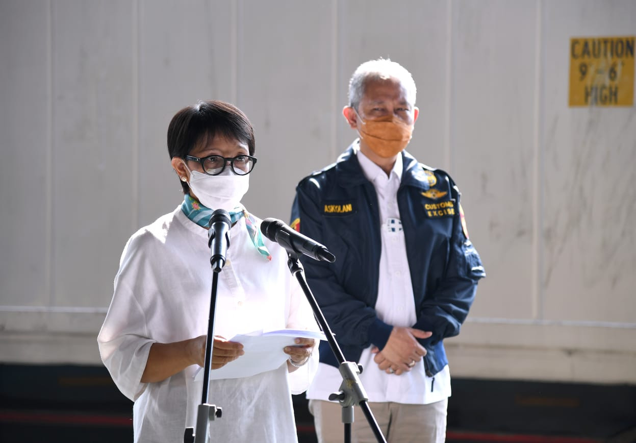 Ini Alasan Indonesia Dorong Â Penghapusan Hak Paten Vaksin Covid-19. (Foto : Setkab)