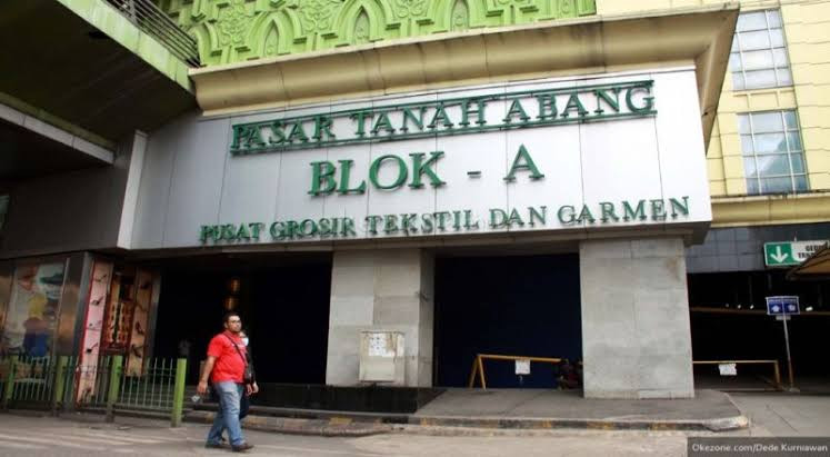 H-2 Jelang Libur Lebaran, Sejumlah Kios Pasar Tanah Abang Tutup (FOTO:MNC Media)