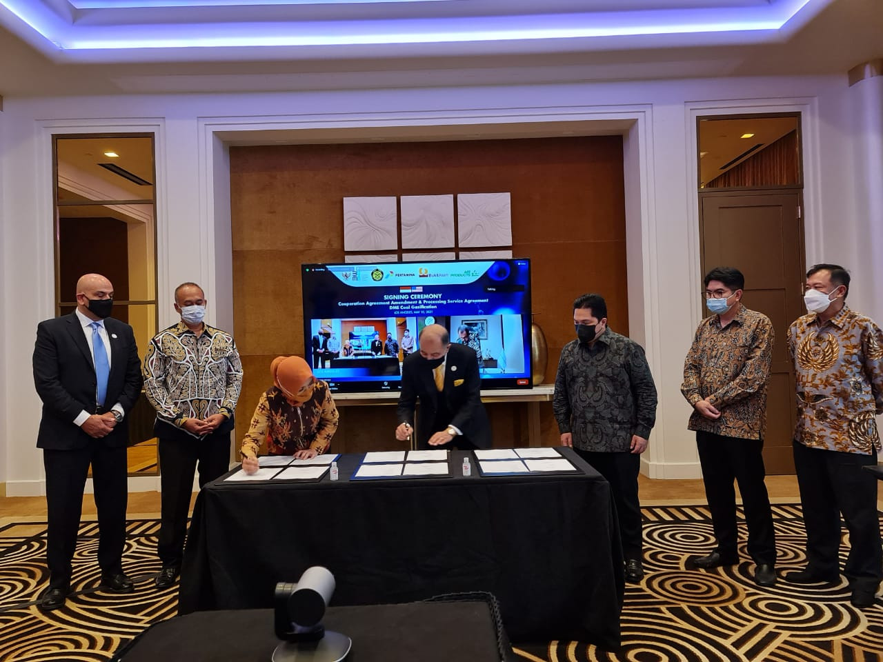 Pertamina dan PTBA Garap Gasifikasi Batu Bara, Erick: Kurangi Impor LPG (FOTO: MNC Media)