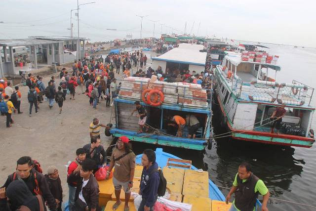 Budi Karya Minta Tes Antigen di Pelabuhan Kaliadem Masif Dilakukan. (Foto : MNC Media)