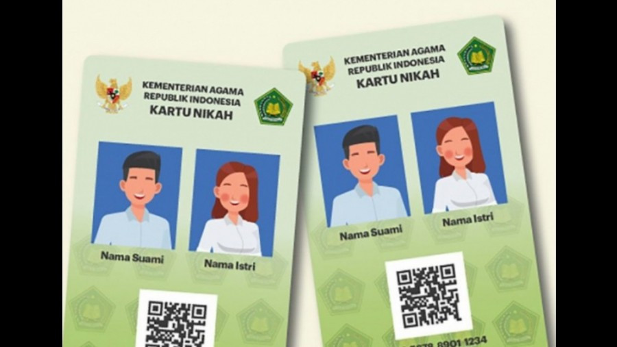 Kartu Nikah Bulan Depan Sudah Digital, Ini Penampakannya (FOTO: MNC Media)