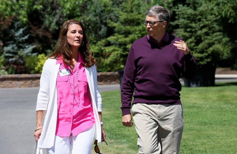 Bill Gates terlempar dari daftar orang terkaya ke-4 dunia setelah proses transfer saham ke mantan istrinya, Melinda French Gates. (Foto: MNC Media)