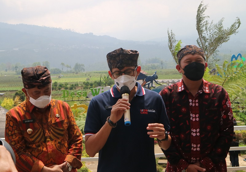 Desa Wisata Disebut Sandiaga Uno Sebagai Simbol Kebangkitan Ekonomi. (Foto : MNC Media)