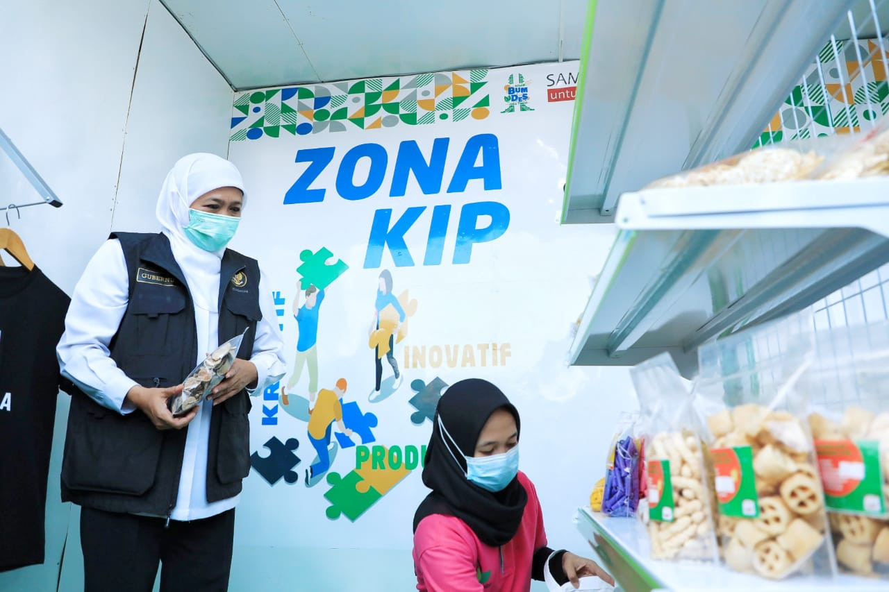 Dorong Kemajuan BUMDes, Gubernur Jatim Resmikan Desa Wisata Zona KIP. (Foto: MNC Media)
