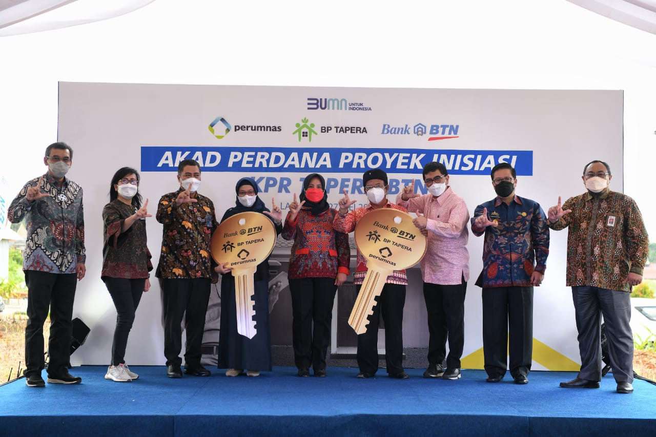 Target 51 Ribu Unit hingga Akhir Tahun, Akad Perdana KPR Tapera BTN Mulai Berjalan (FOTO:MNC Media)