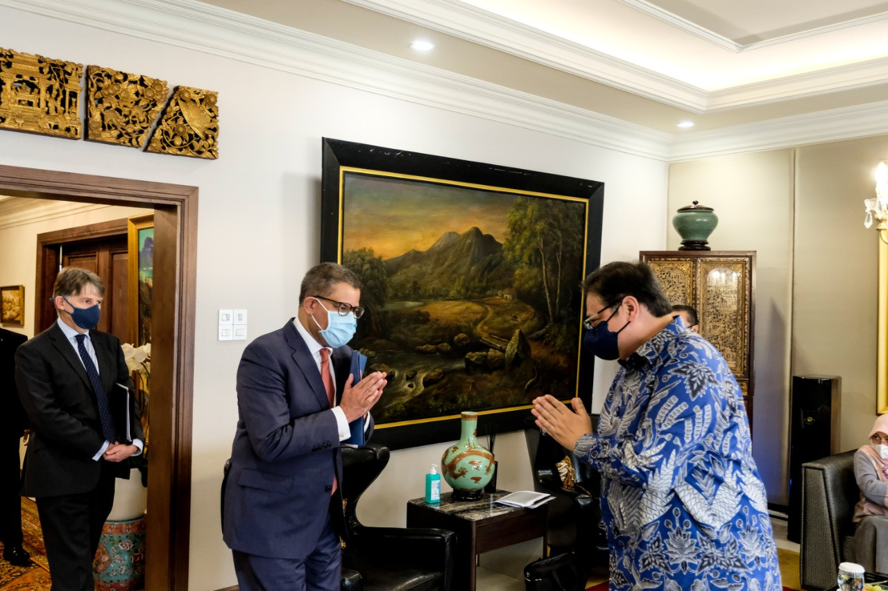 Terapkan Pertanian Berkelanjutan, Airlangga Bangga Inggris Akui Komitmen Indonesia (FOTO:MNC Media)