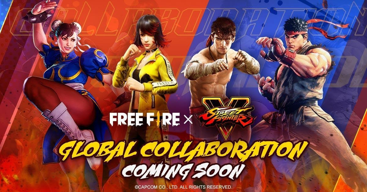 Garena Free Fire menggandeng Capcom untuk hadirkan konten Street Fighter V dalam Free Fire.  (Foto: MNC Media)