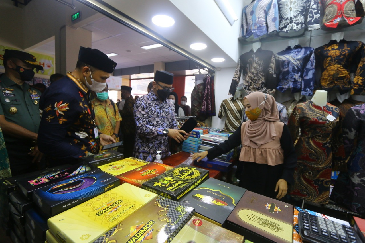 Pemkot Bogor akhirnya resmi memiliki pasar modern pertama dengan sistem pembayaran berbasis online dengan nama e-Kujang. (Foto: MNC Media)